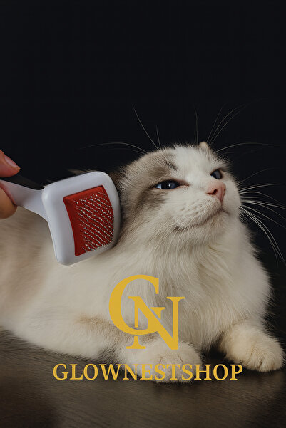 GlowNestshop Pet Grooming Brush - Wire
