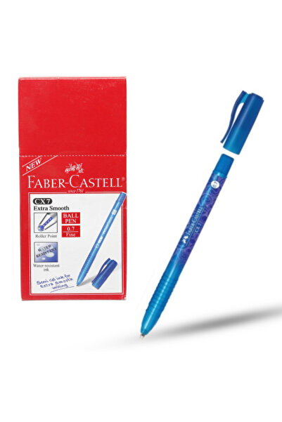 Faber Castell CX 0.7 Silk Ballpoint Pens - Blue 10 Pack