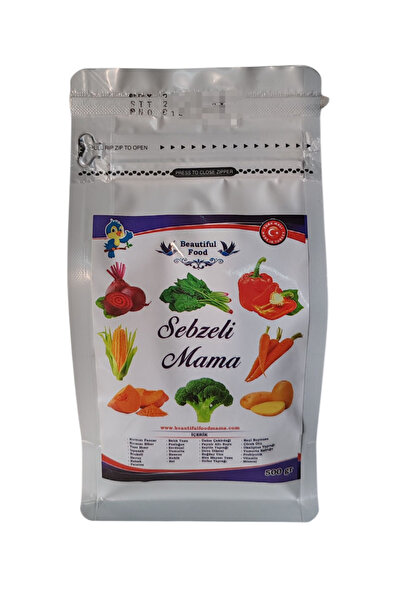 BEAUTİFULFOOOD Beautful Food Mama 500 gr Sebzeli Kuş Maması