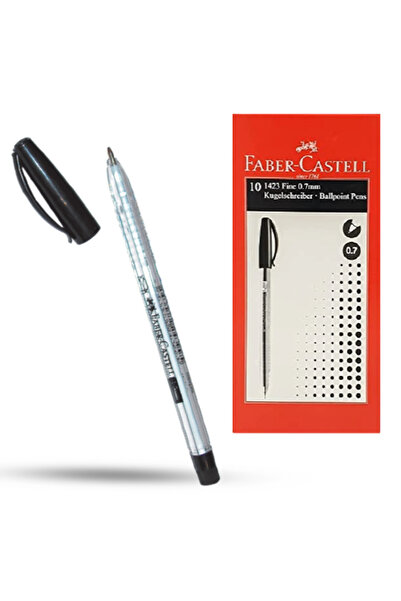 Faber Castell FC Ballpen 1423 Black 1mm Box of 10