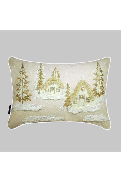 Sarev Gwen Throw Pillow 30X45 Ecru