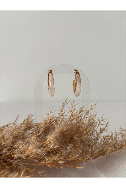 stainless steell Vintage Colorful Hoop Steel Earrings