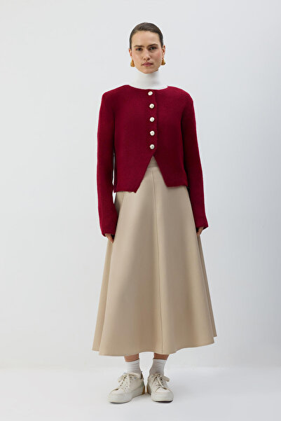 Touché Privé GOLD BUTTONED KNITWEAR CARDIGAN