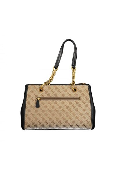 Guess Beige monogram crossbody bag
