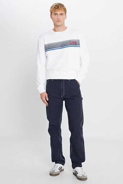 Lee %100 Pamuk Relaxed Fit Rahat Kesim Jean Kot Denim Pantolon