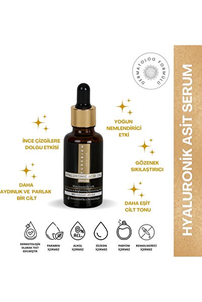 purebien skin lab Hyaluronic Acid 1.5% Serum + 10% Niacinamide - Intensive Moisturizer