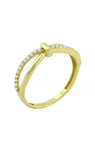 Altınkaynak 14 Ayar Altın Tasarım Yüzük - 0201315