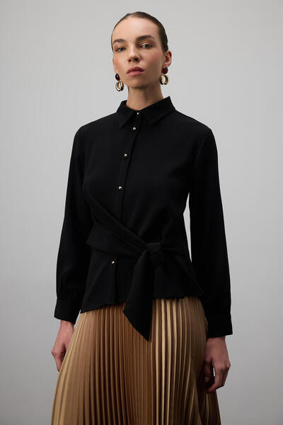 Touché Privé FRONT TIE SHIRT