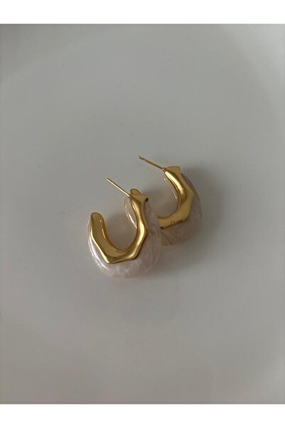 stainless steell Vintage Colorful Hoop Steel Earrings