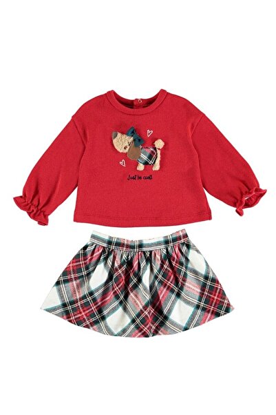 MAYORAL Christmas set blouse and skirt for girls