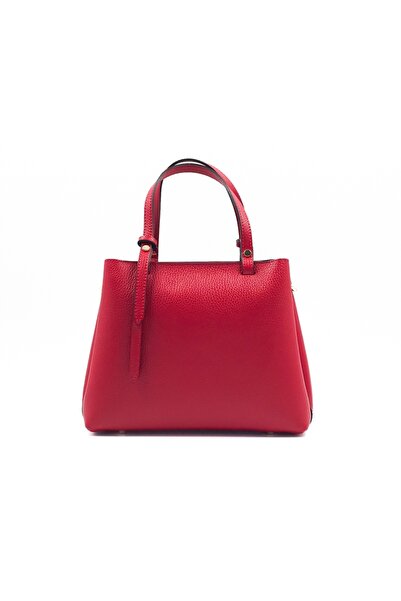 Posete Fagaras Martine Leather Purse - Red, Casual Bag Made of Genuine Leather, Handbag, Bags