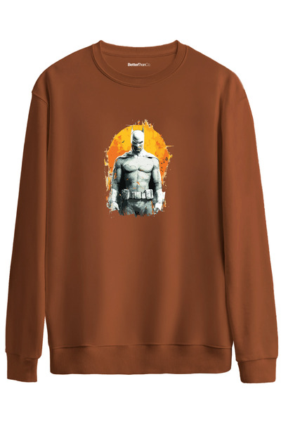 BetterThanCo سترة ويت مان مطبوع برقبة دائرية قصة فضفاضة