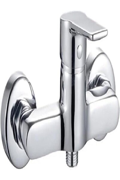 Generic Wall-Mounted Single-Handle Chrome Bidet/Shower Mixer