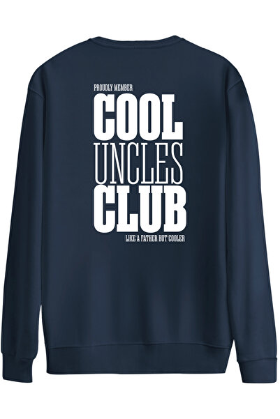 BetterThanCo Cool Uncles Club Принт на велосипедному комірі Oversize Світшот