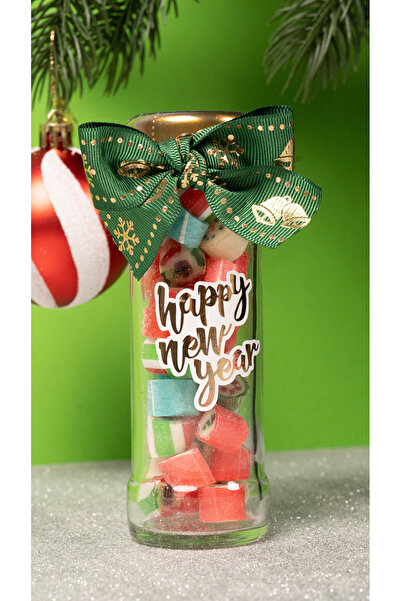 CandyZoo Kavanoz Şeker Fiyonklu Yılbaşı 70g 1 Adet