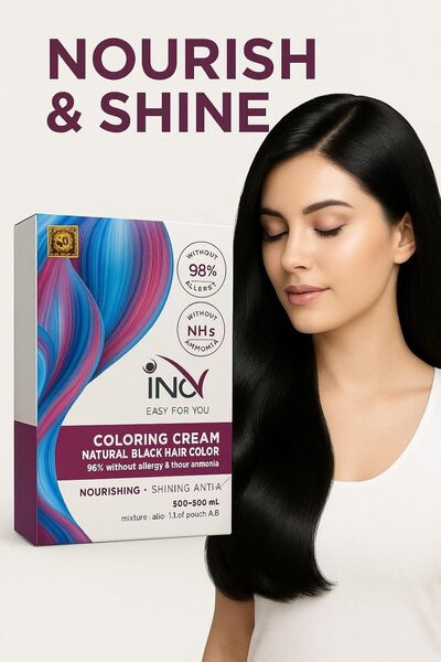 ING M.S.S Dyeglow Hair Coloring Cream, Ammonia-Free, 1000ml