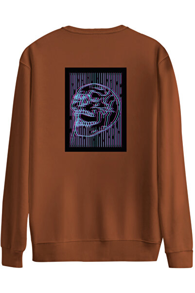 BetterThanCo Neon Printed Crew Neck Oversized Sweatshirt