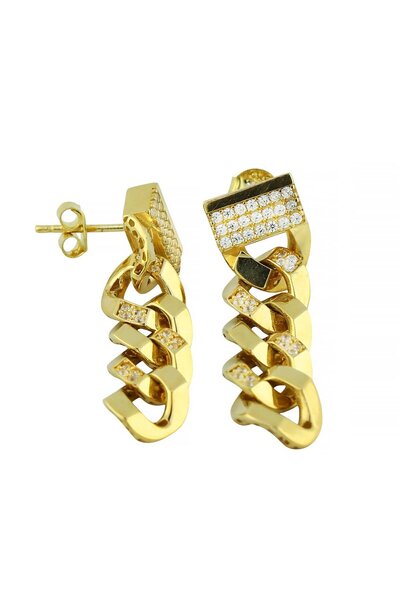 Altınkaynak 14 Ayar Altın Tasarım Küpe - F004666