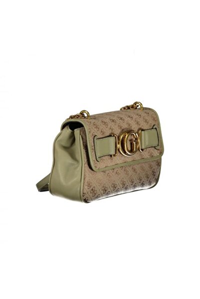Guess Beige monogram crossbody bag