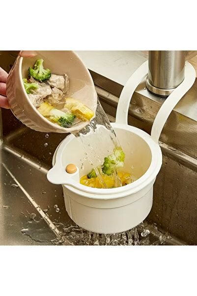 BABUN Bataryaya Musluğa Takılabilir Asılabilir Lavabo Tezgah Bulaşık Süzgeci ...