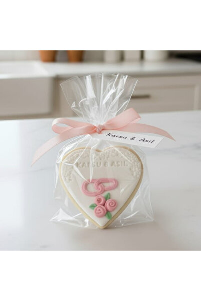 LUANA ANETA Butik Kurabiye 22 Adet İsme Özel Tasarım Şeker Hamurlu Kurabiyele...