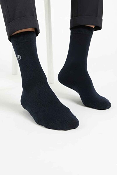 BENİSA ÇORAP Men's Lambswool Wool Winter Multicolor Socks 4 Pack