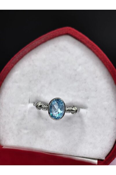 argint 925 NATURAL TOPAZ STONE RING