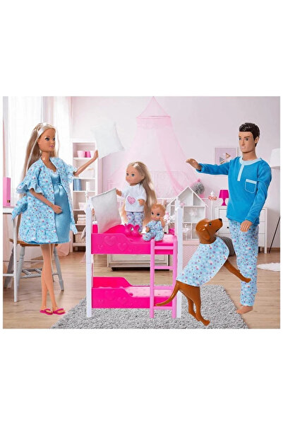 Steffi Love PJ Party Family Set with Accessories