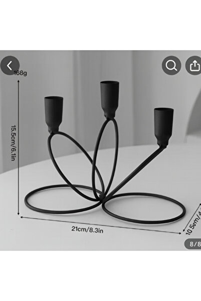 Generic metal candle holder