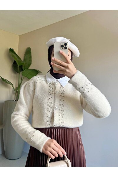 Thebomb Di̇dem Pearl Knitwear Cardigan