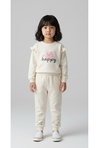 ALG Girls' Embroidery and Ruffle Detail Suit