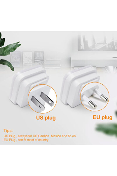 BLUE CORAL Sensor Night Light Plug-In Square Night Lamp Smart Dusk to Dawn Sensor Lamps Nightlight E