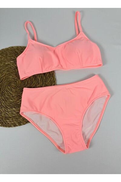 FUNELLA Strapless Strap High Waist Stylish Women's Bikini Set