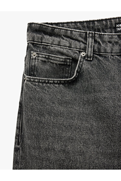 Koton Βαμβακερό παντελόνι τζιν με κανονική εφαρμογή και κανονική μέση