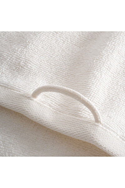 Green Black Lara Face Towel 100% Cotton Border Cream 50X90 cm