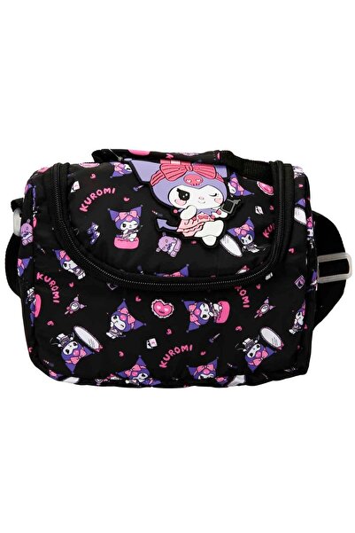 DODOMAR Kuromi Patterned Black Lunch Box