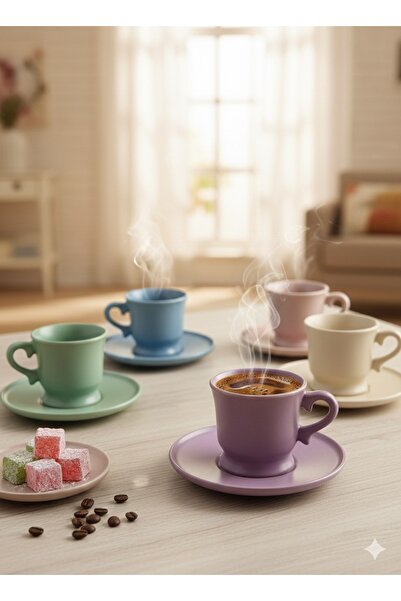 FAMOUSHOME 6’lı Kahve Fincanı