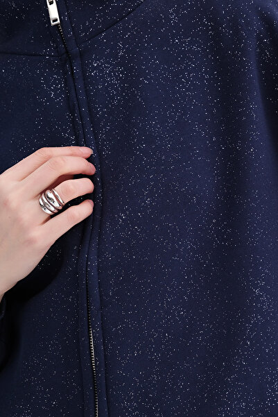 Addax Silvery Fleece-Lined Sweatshirt H12705