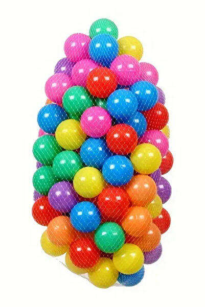 DAT 50-Piece Colorful Play Balls with Mesh Storage Bag – Soft Plastic Ball Pit Balls for Kids