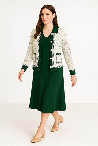 MAY MARA 2-Piece Knitwear Set with Jacket and Dress