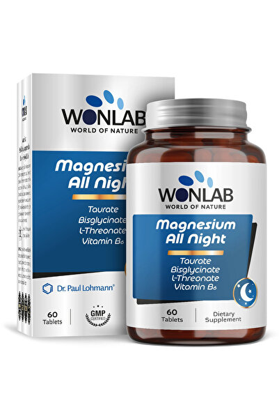 WONLAB Magnesium All Night 60 Tablet