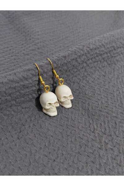 LuArte الجمجمة استرخى الأقراط