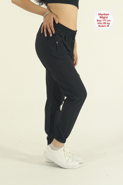 INFLUYENTE Women's Oversized Parachute Fabric Quick-Drying Elasticated Leg Track Pants