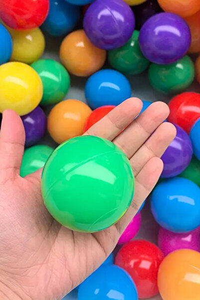 DAT 50-Piece Colorful Play Balls with Mesh Storage Bag – Soft Plastic Ball Pit Balls for Kids