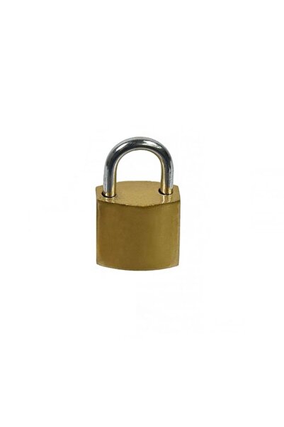OEM 20mm Zinc Padlock, Gold, with Two Keys
