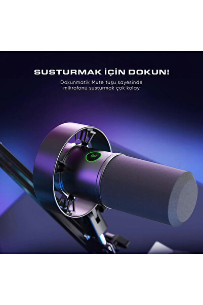 Fifine K688 USB - XLR Dinamik Yayıncı Youtuber Bilgisayar Oyuncu Stüdyo Mikrofonu