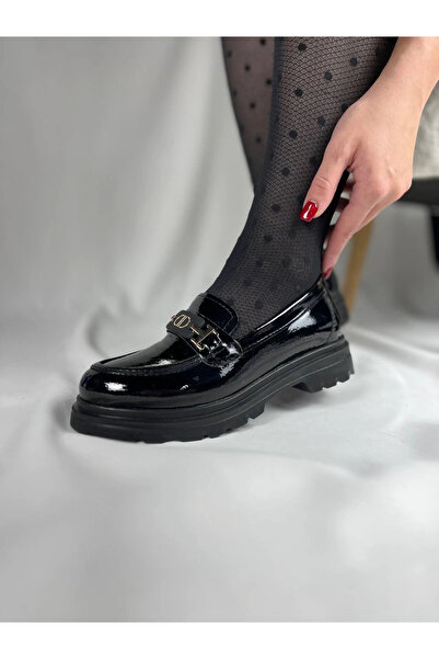 ZENGEZUR MALL Sptrns Kb-Zn102 Kuback Charcoal Patent Leather Casual Women's Flats (171810) (Size: 38)