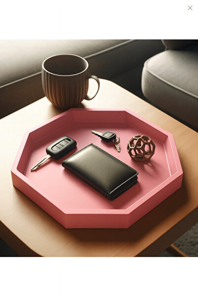 3DAKSESUAR Octagonal Key and Wallet Tray