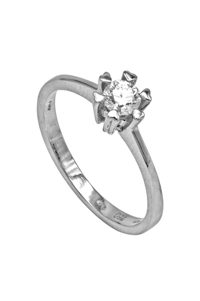 Gold 18K Gold Ring with Diamond