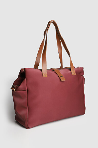 La La'Graccio Paris حقيبة كتف وحقيبة كروس نسائية من La'Graccio Paris مصنوعة من قماش مقاوم للماء مكونة من 3 أقسام